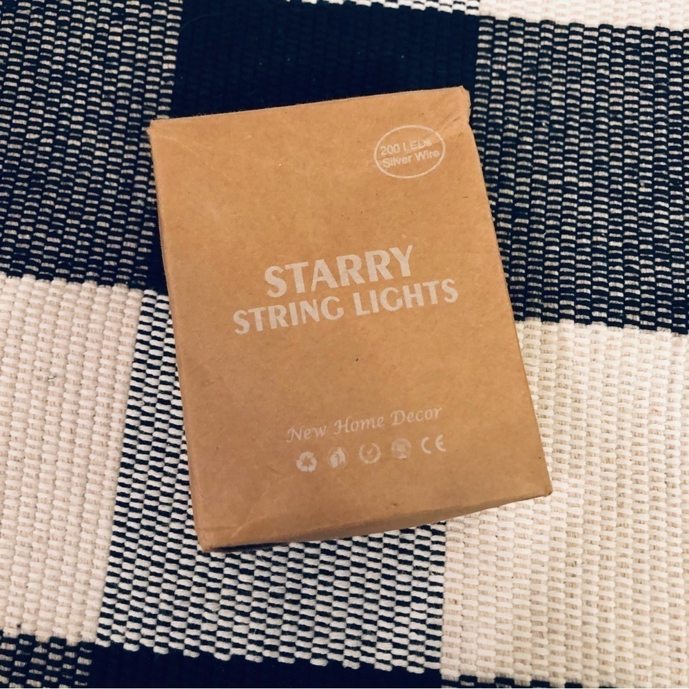 Starry Fairy String Lights 66’ Ft. USB 200 LED Lights in Silver White